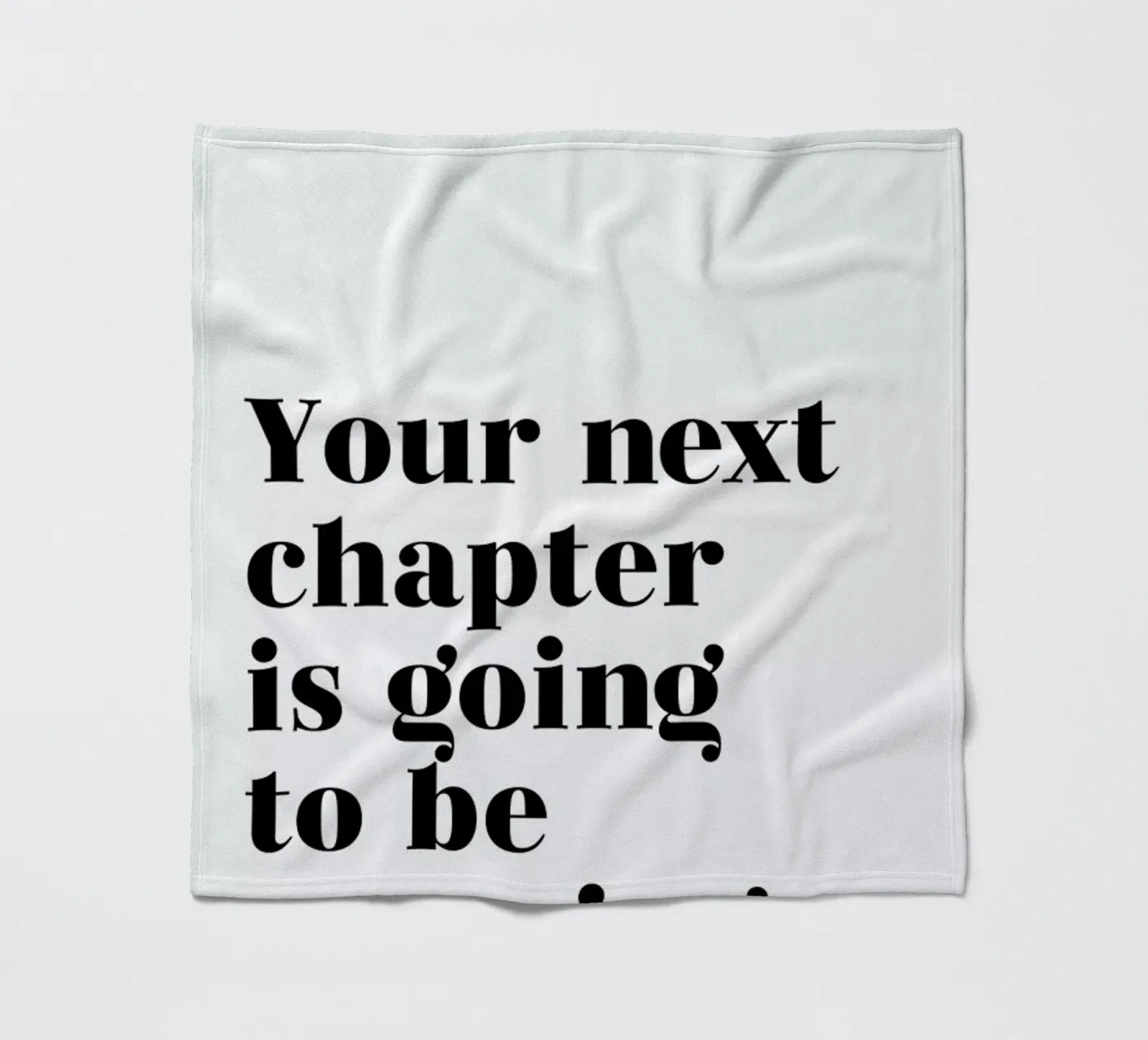 Next Chapter Fleecedecke von typed