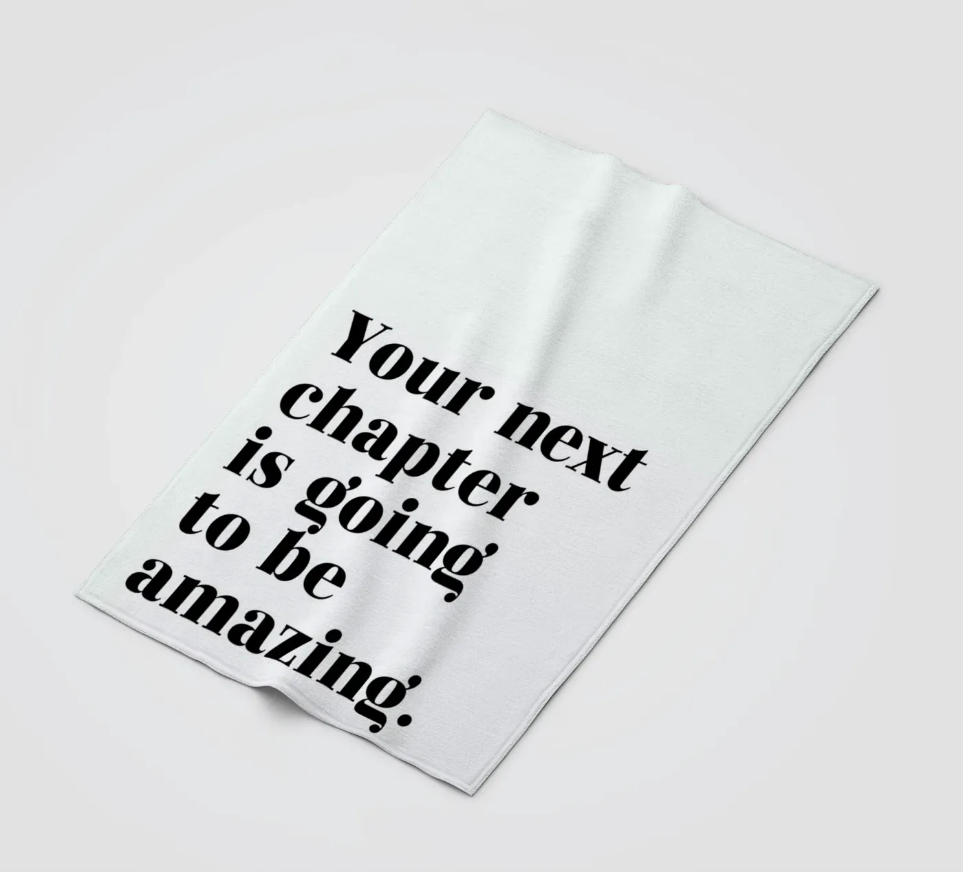Next Chapter Fleecedecke von typed