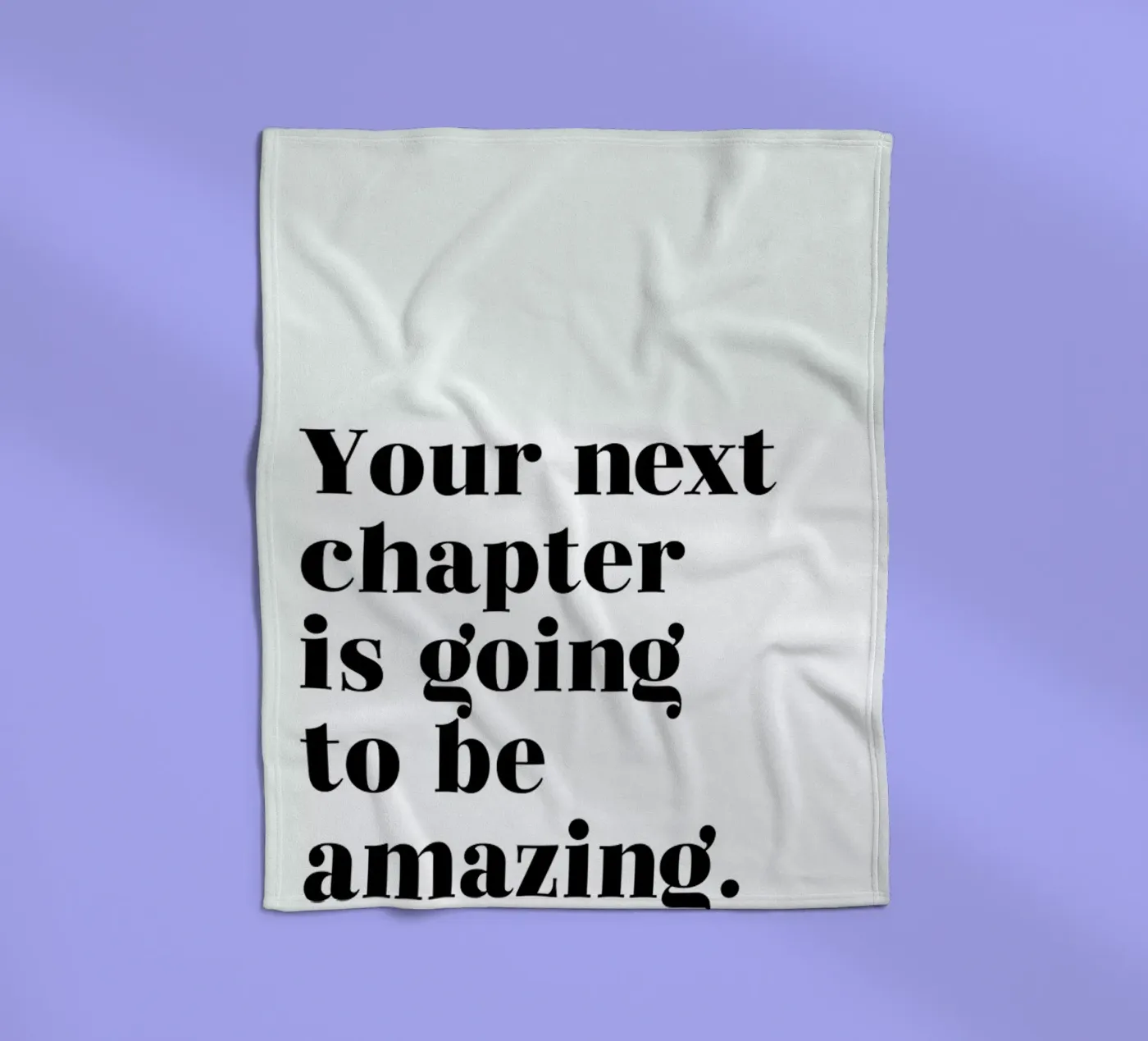 Next Chapter Fleecedecke von typed