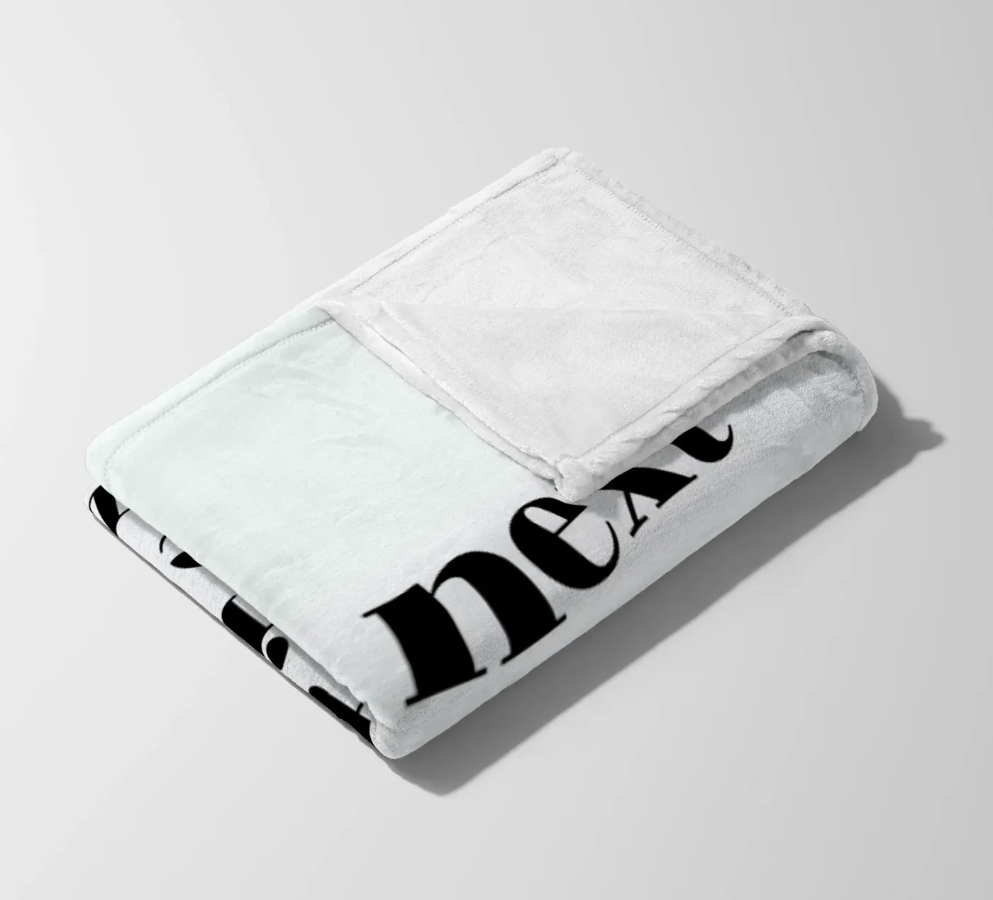 Next Chapter Fleecedecke von typed