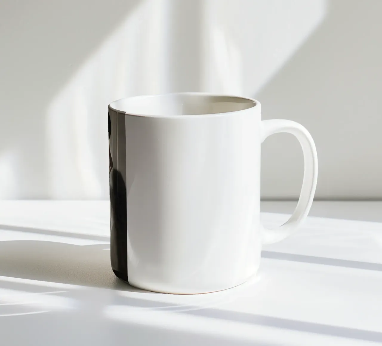 Curve sensuali e accenti di stile tazza in ceramica da M-Ulrich-Digital Art