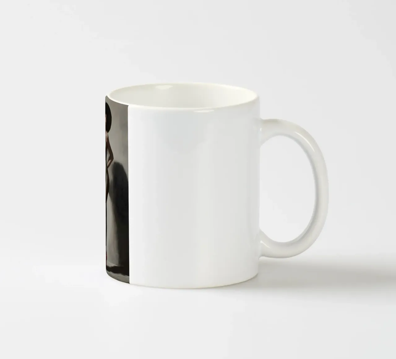 Curve sensuali e accenti di stile tazza in ceramica da M-Ulrich-Digital Art