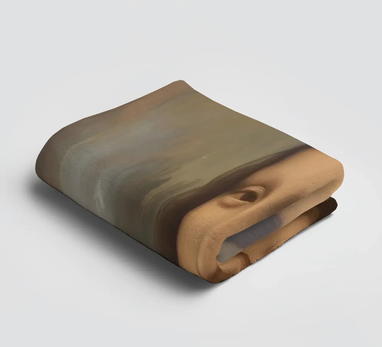 The secret of the Mona Lisa towel by M-Ulrich-Digital Art