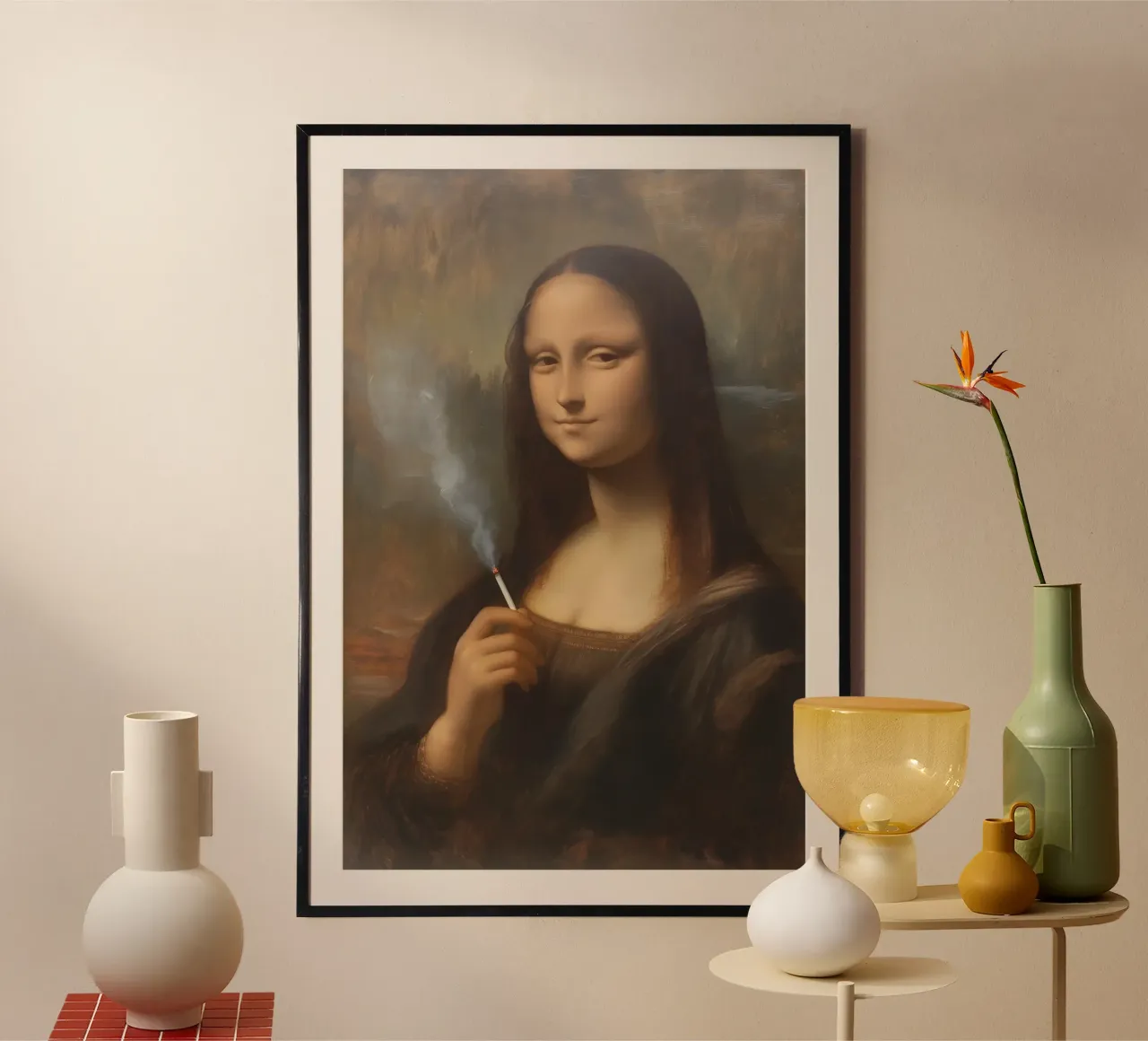 The secret of the Mona Lisa hahnemühle by M-Ulrich-Digital Art