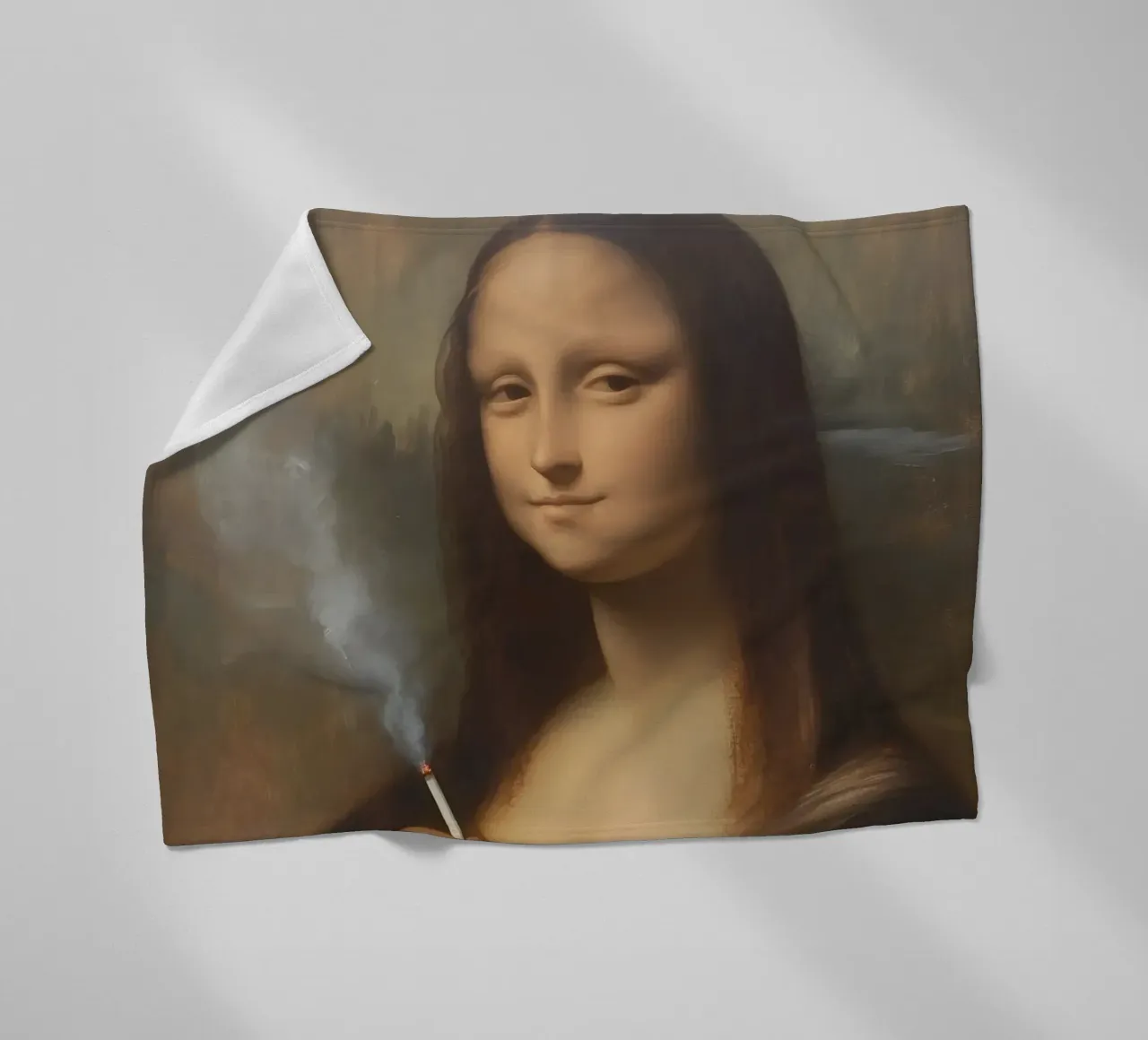 Il segreto della Gioconda coperta in pile da M-Ulrich-Digital Art