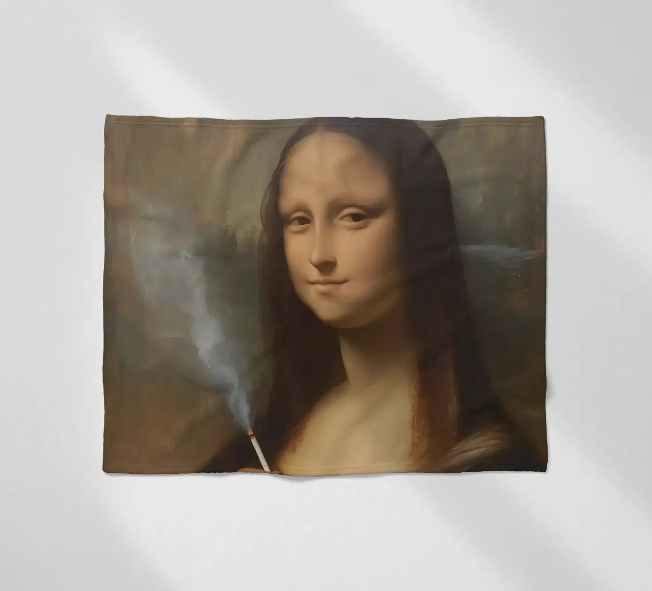 Il segreto della Gioconda coperta in pile da M-Ulrich-Digital Art