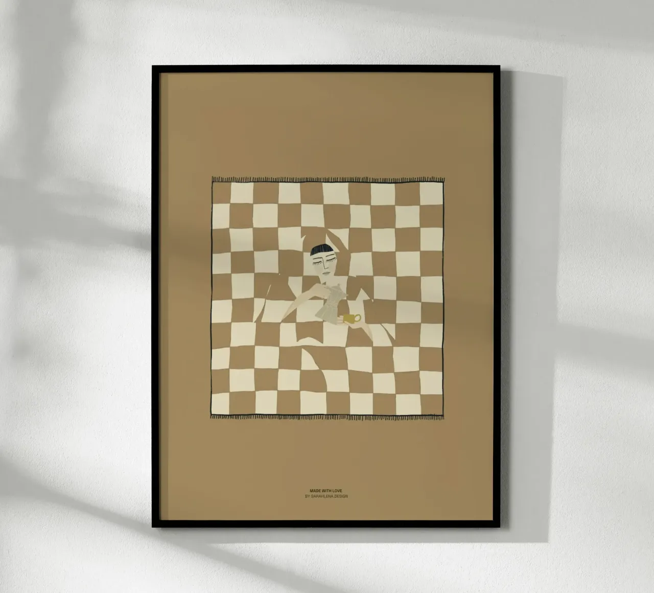 CAFFÈ DELLA DOMENICA MATTINA poster da sarahlenadesign