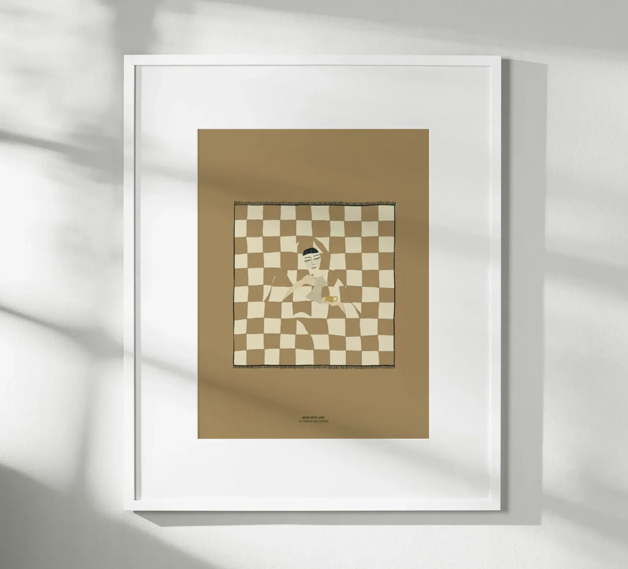 CAFFÈ DELLA DOMENICA MATTINA poster da sarahlenadesign