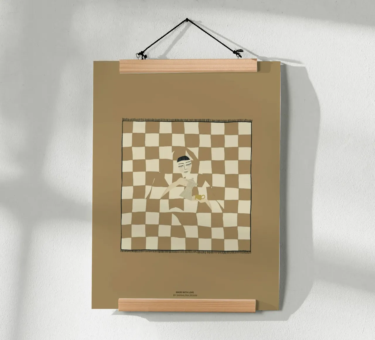 CAFFÈ DELLA DOMENICA MATTINA poster da sarahlenadesign