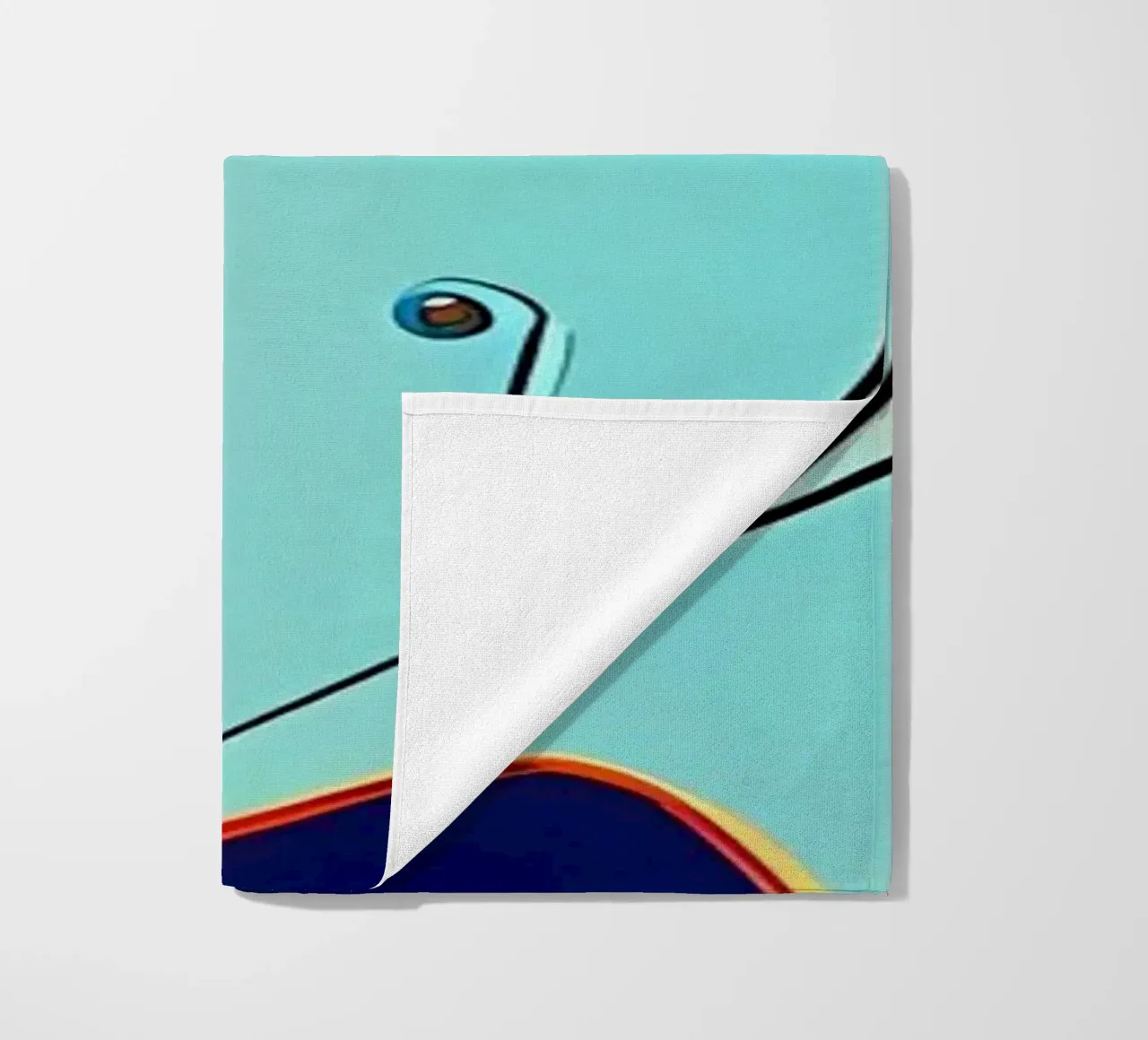 Neon cyberpunk kanji beach towel by LM2KONE
