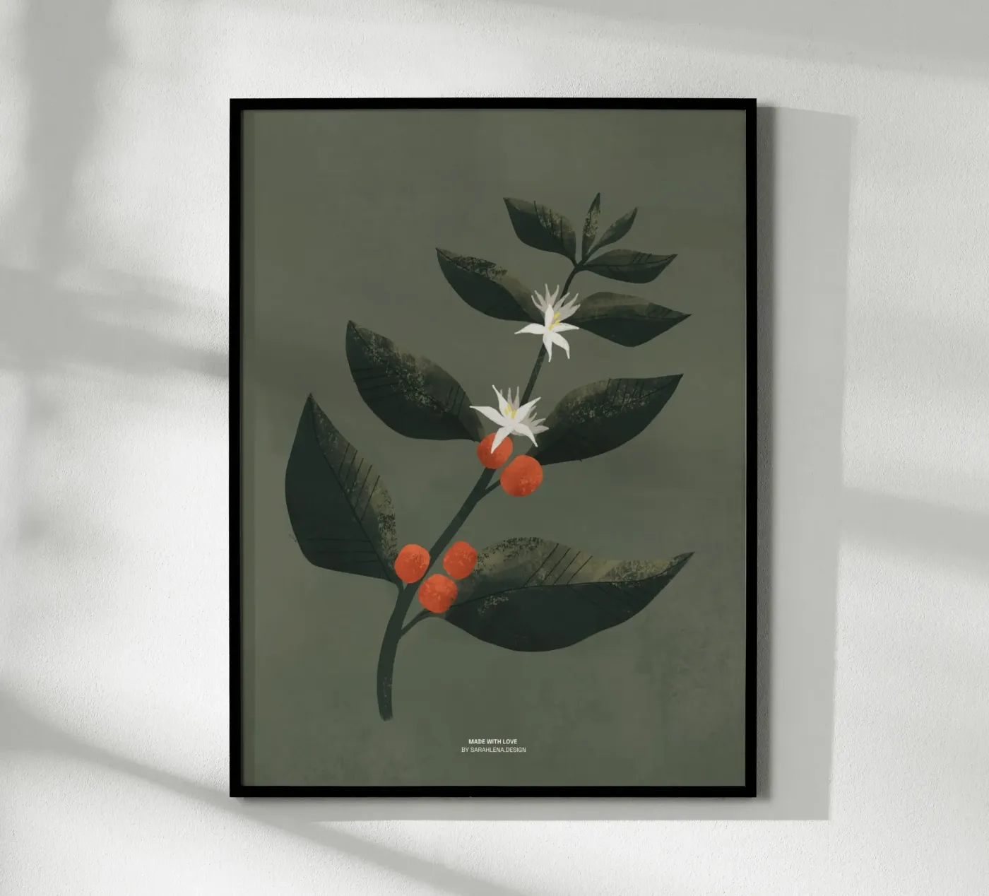 IMPIANTO DI CAFFÈ poster da sarahlenadesign