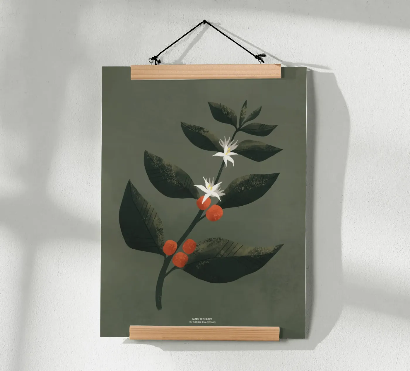 IMPIANTO DI CAFFÈ poster da sarahlenadesign
