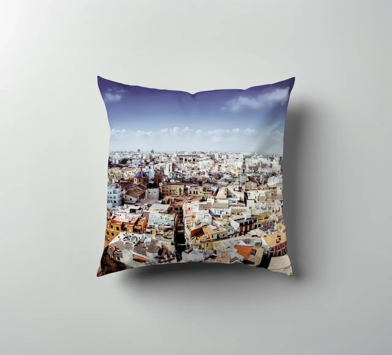 Valencia From Above cuscino da Anja Hebrank Photography