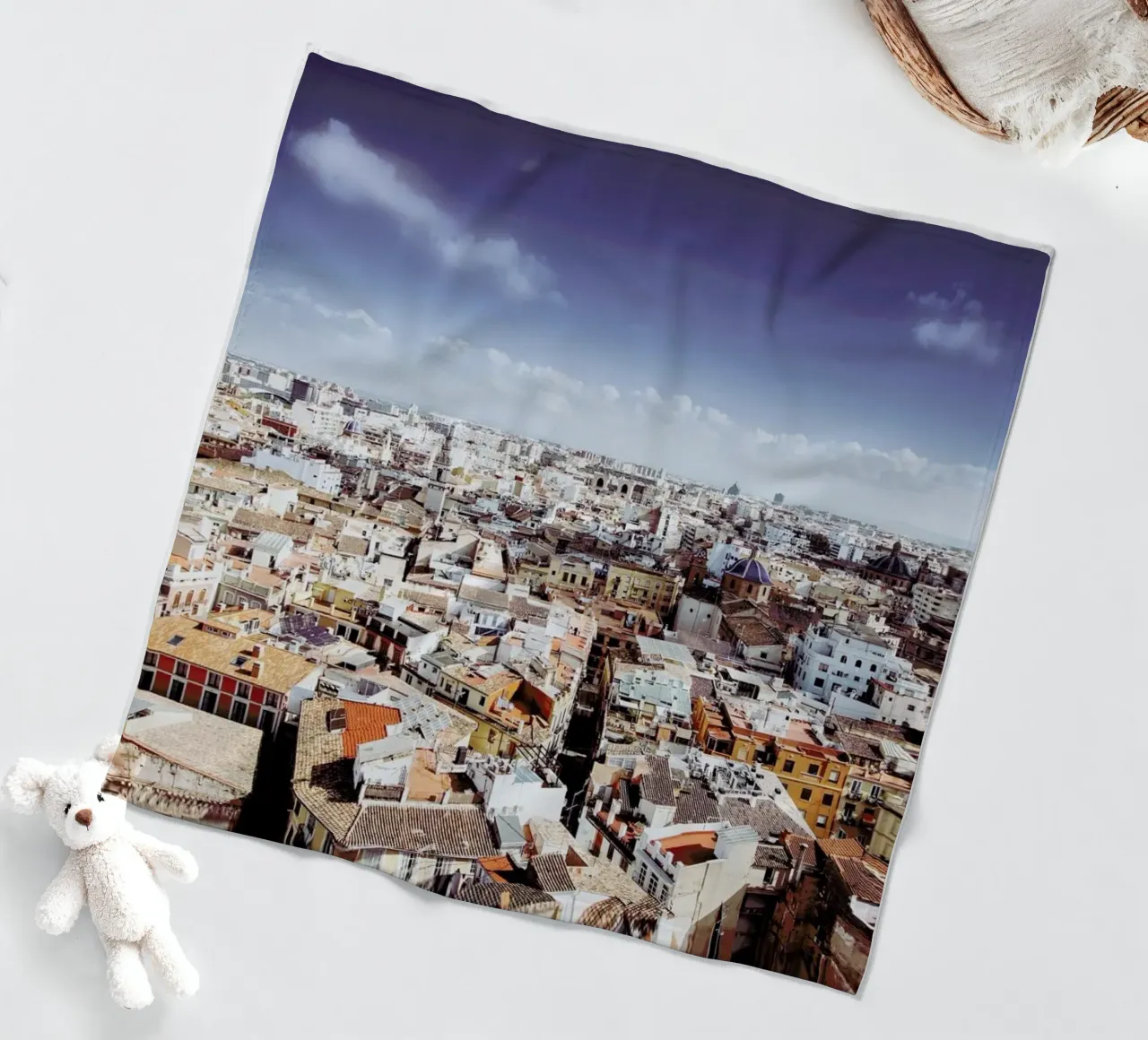 Valencia From Above coperta in pile da Anja Hebrank Photography