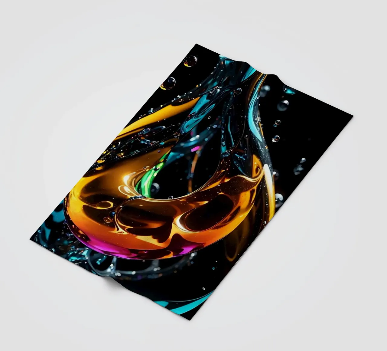 Abstract sculpture fleece blanket by LM2KONE