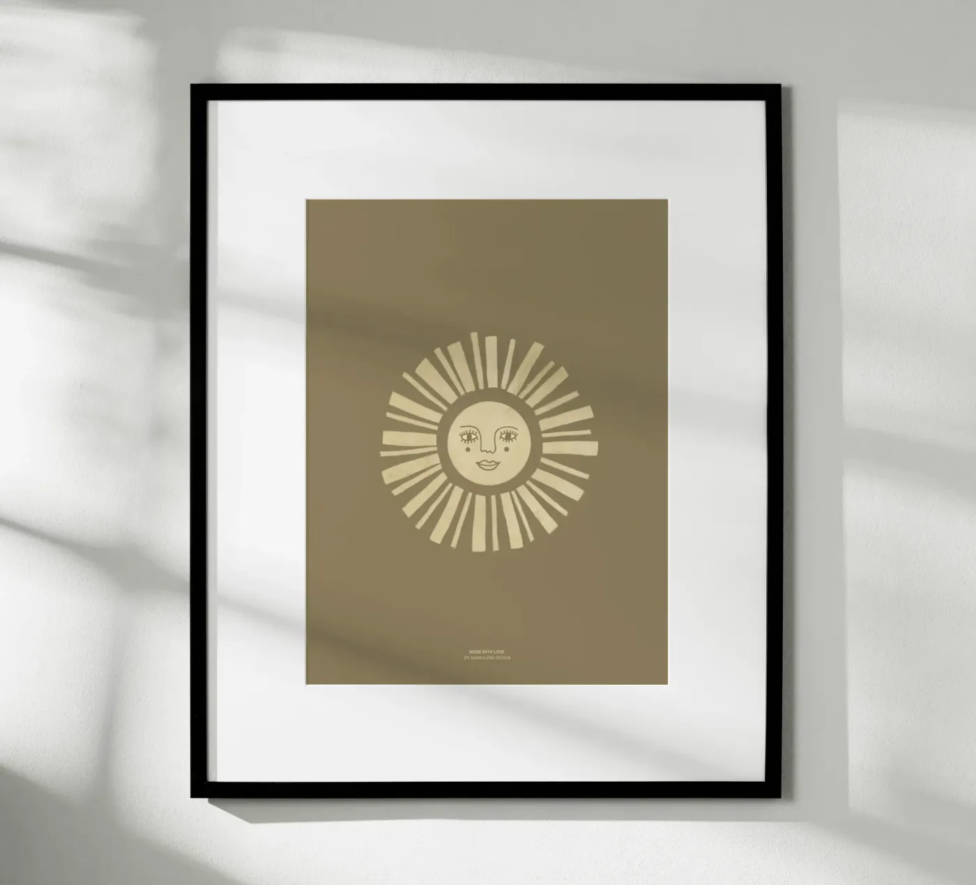 THE SUN poster da sarahlenadesign