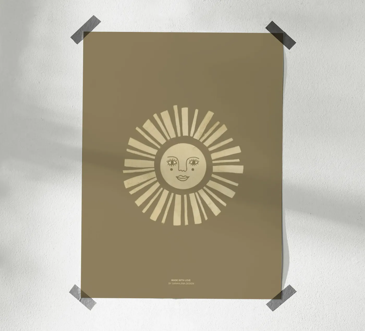 THE SUN poster da sarahlenadesign