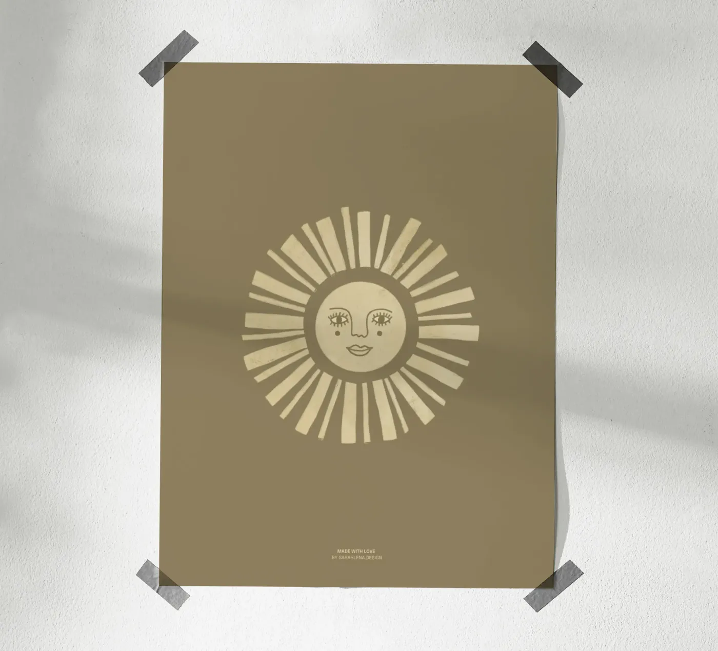 THE SUN poster da sarahlenadesign