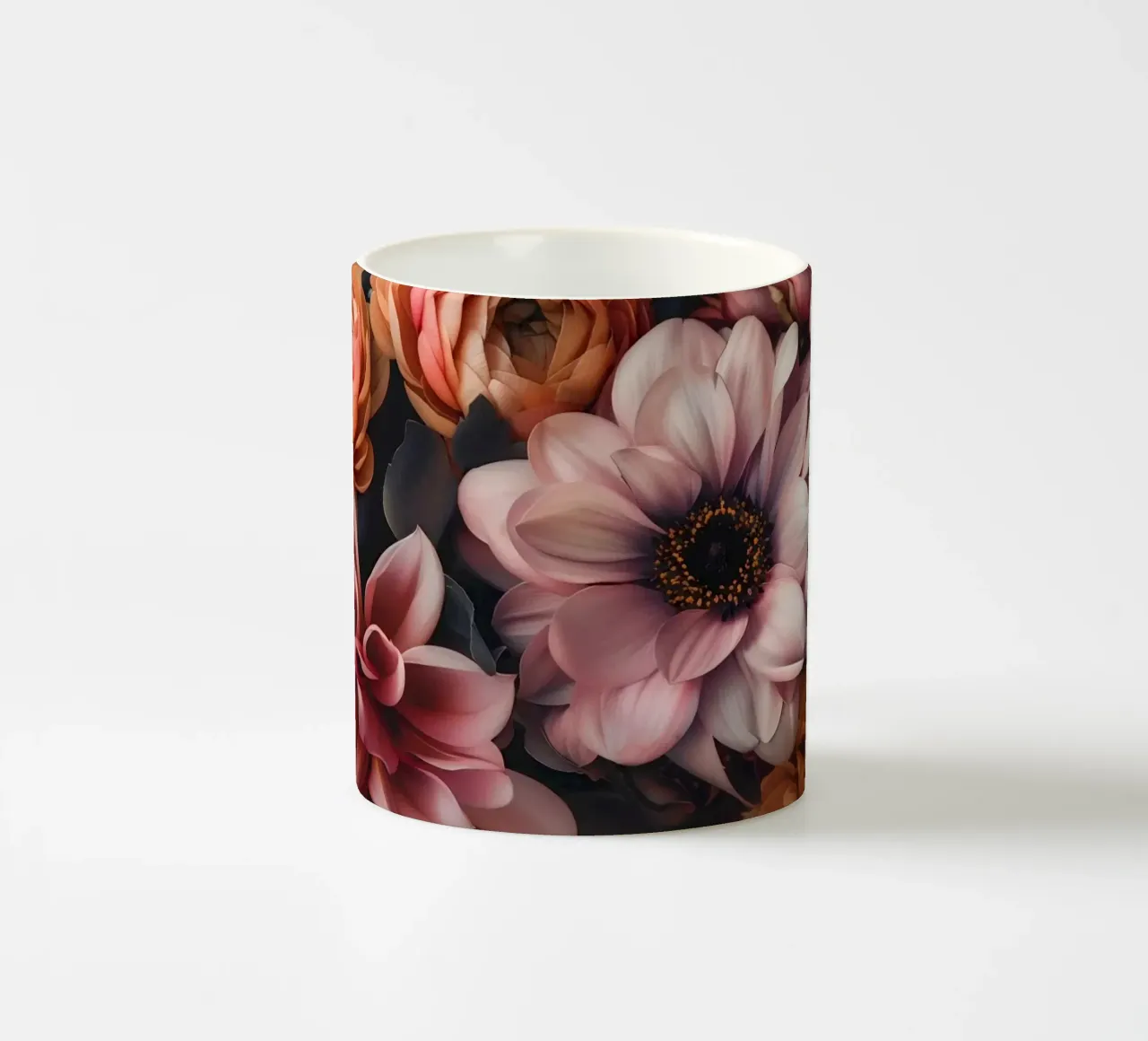 Armonia floreale pastello in fiore tazza in ceramica da Andrea Haase Floral Passion