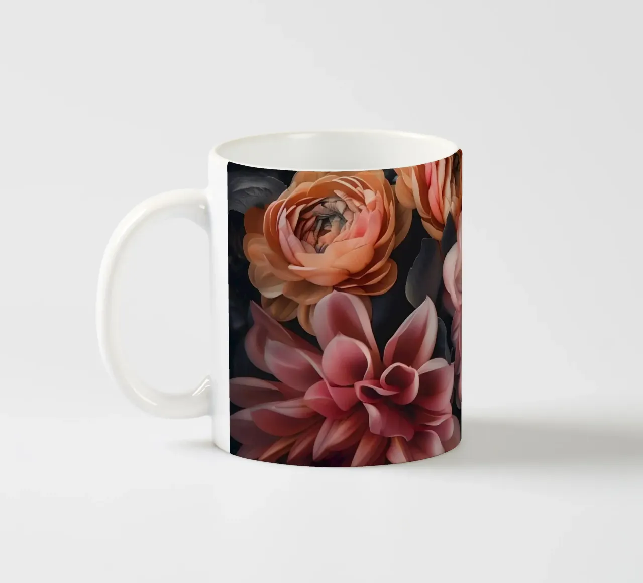 Armonia floreale pastello in fiore tazza in ceramica da Andrea Haase Floral Passion
