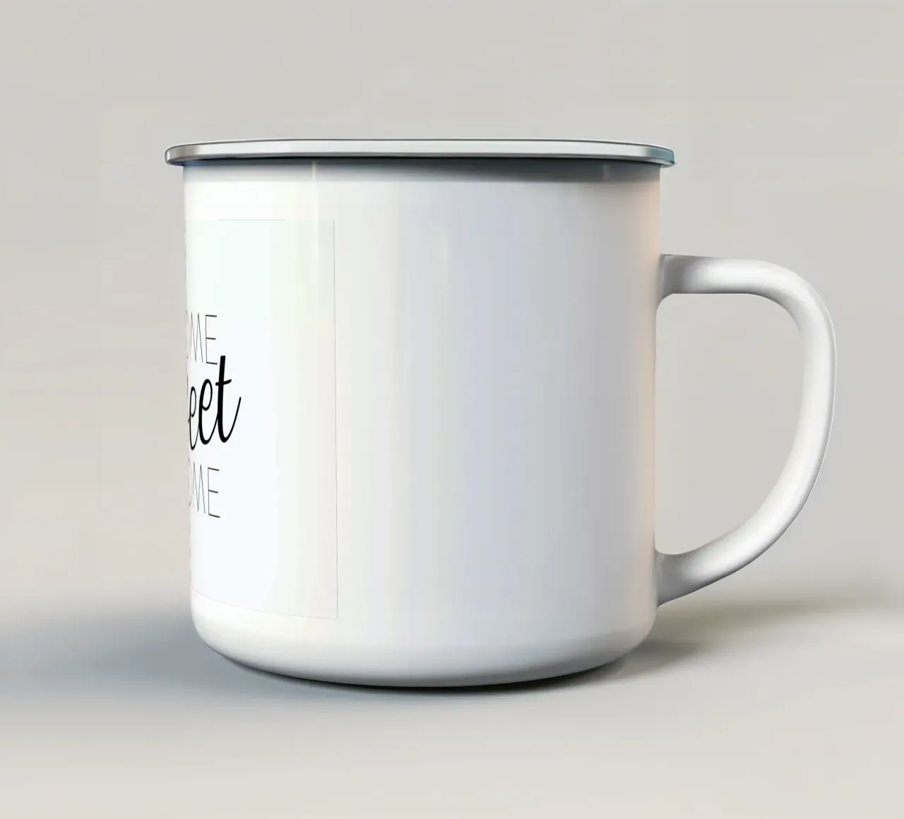 SWEET HOME tazza in smalto da Ayleen