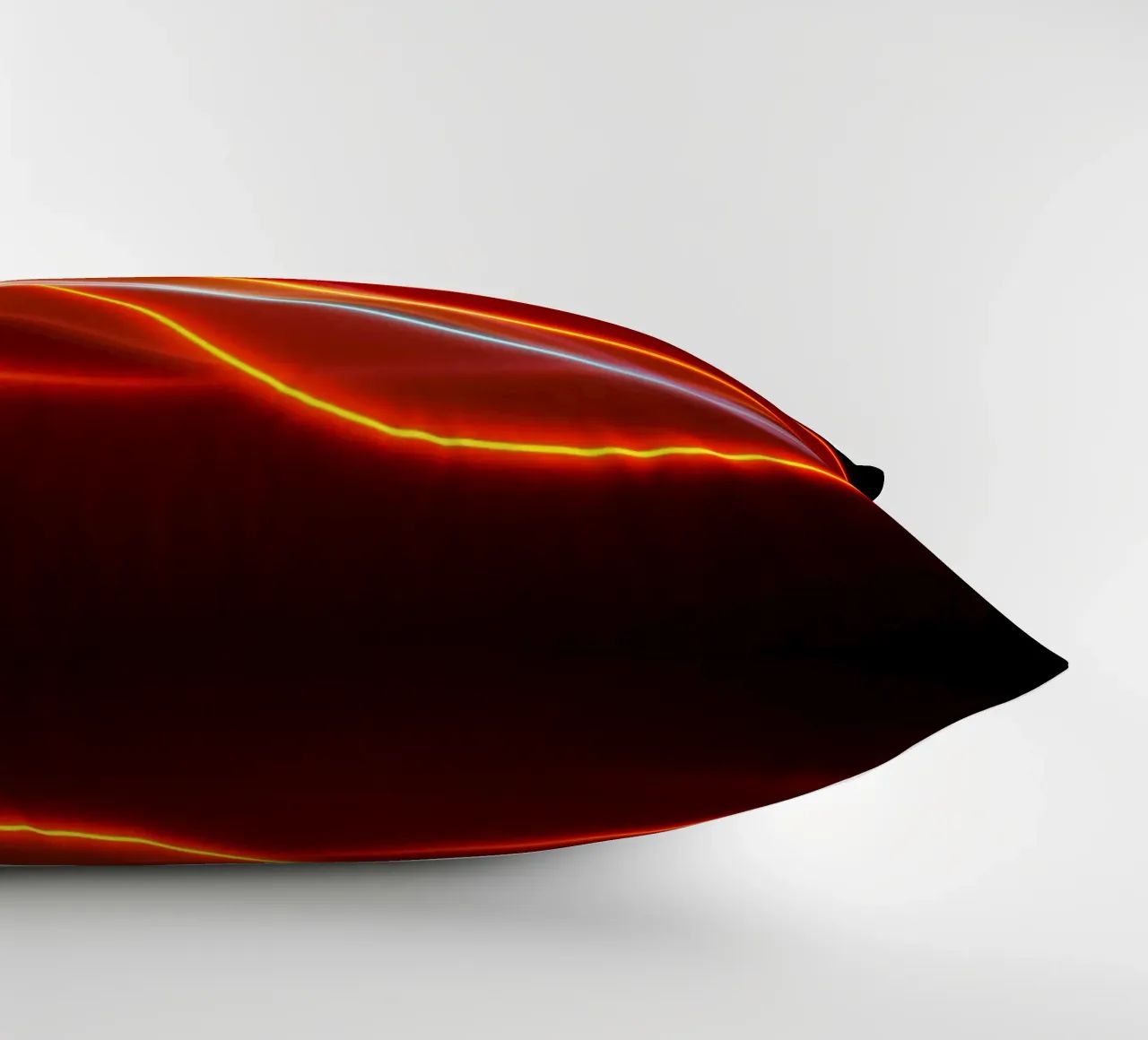 sfondo con modelli di luce fluidi che creano un'atmosfera dinamica. cuscino da DesignDoodle