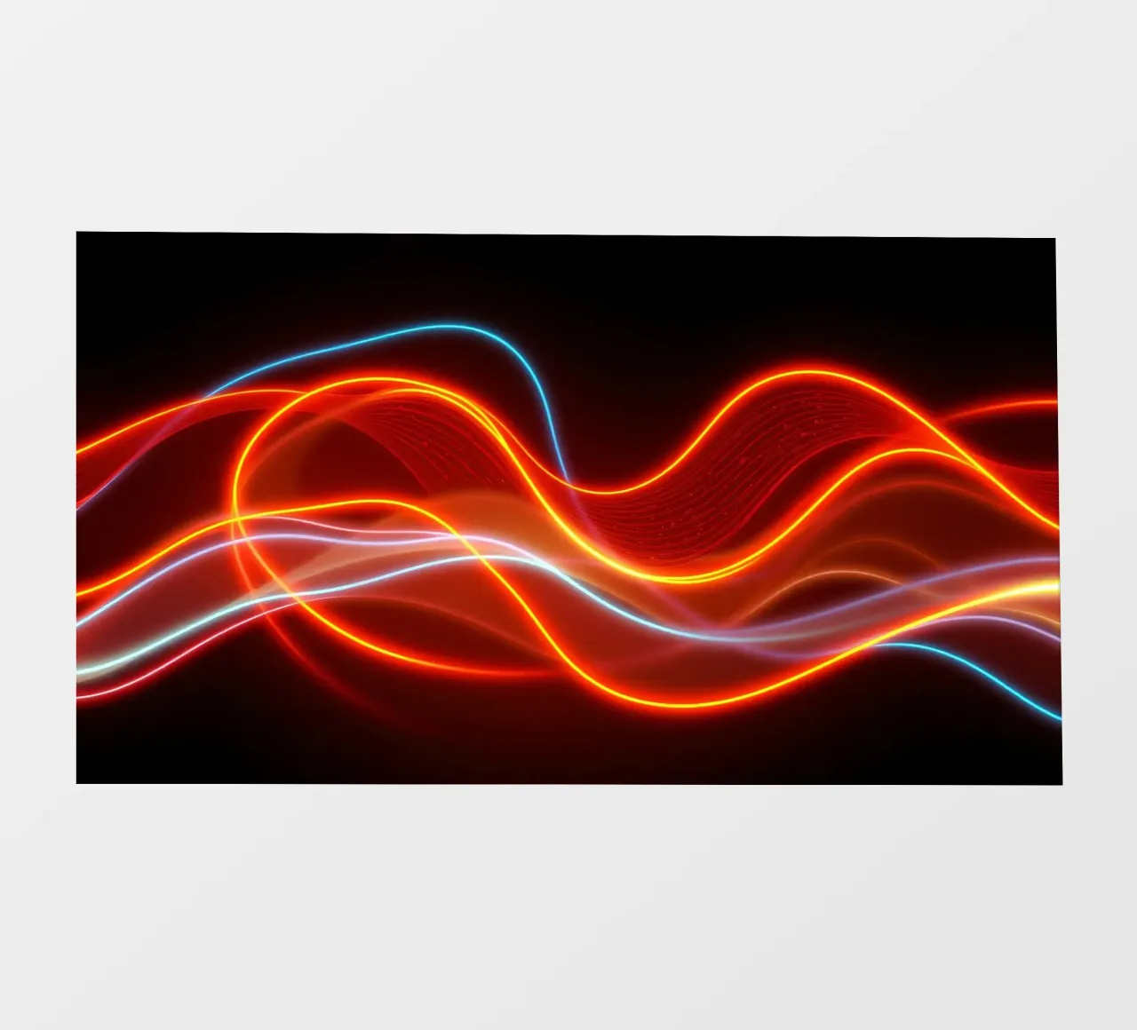 background with flowing light patterns creating a dynamic pvc cover by DesignDoodle
