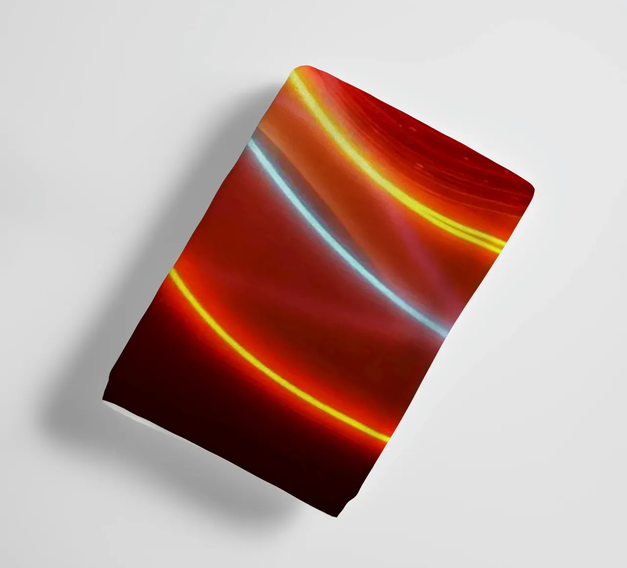 background with flowing light patterns creating a dynamic towel by DesignDoodle