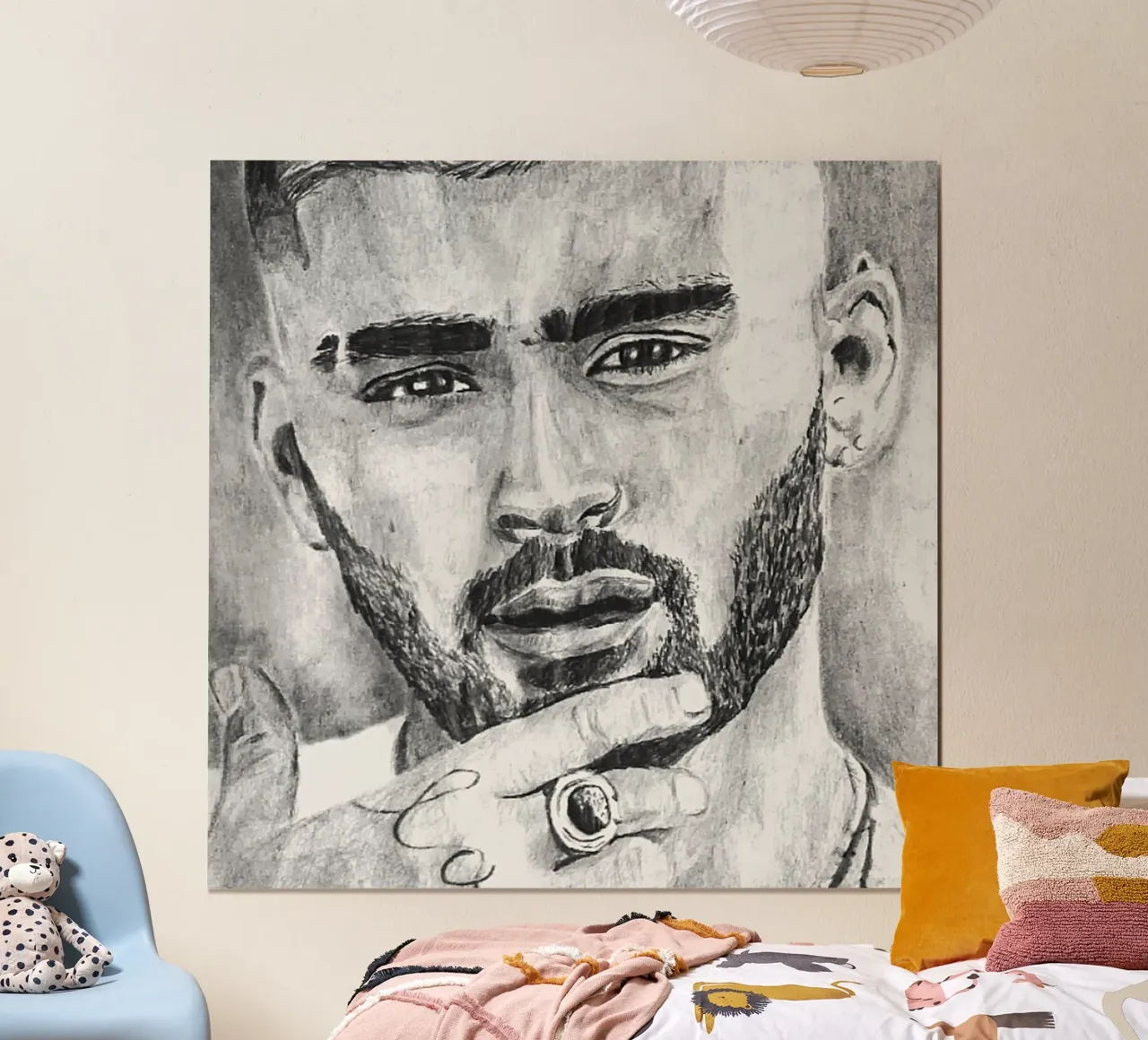 ZAYN poster con telaio in legno da Eni Brandon