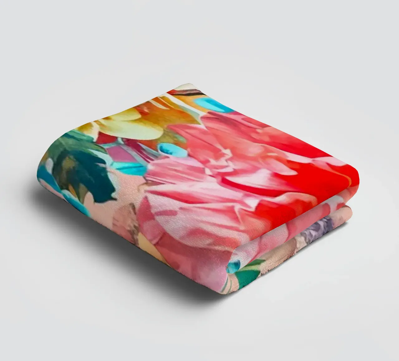 Fiori neo kitsch pastello retrò asciugamano da bagno da Andrea Haase Floral Passion