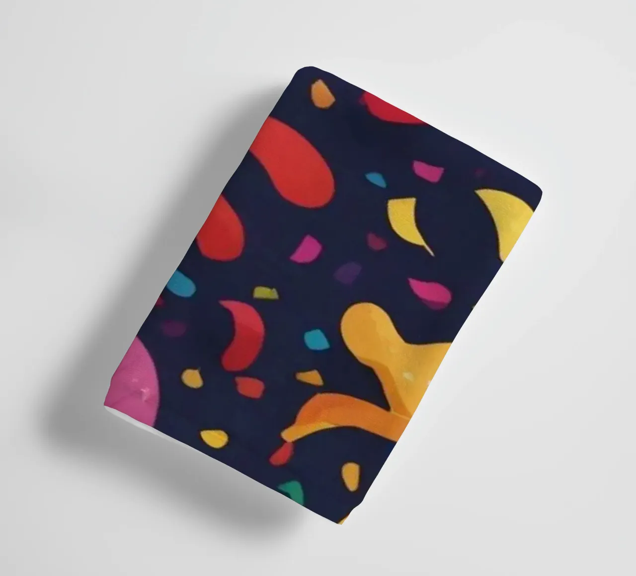 Colorful abstract design featuring balloons and confetti towel by DesignDoodle