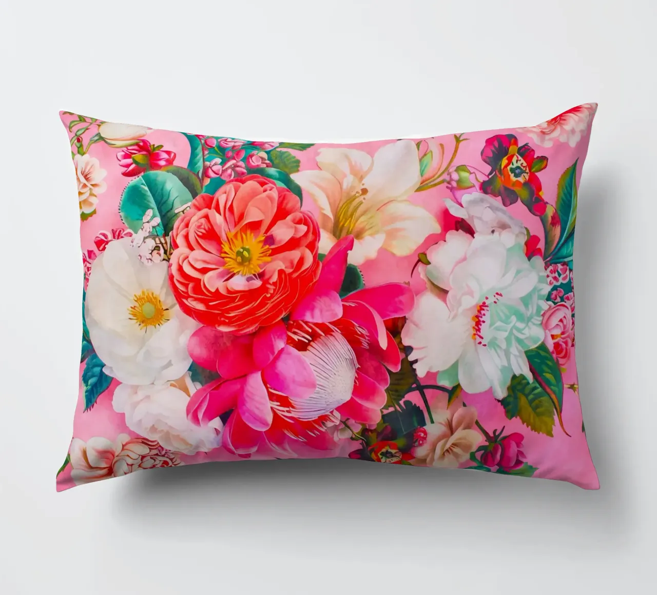 Bouquet retrò Groovy Flowers cuscino da Andrea Haase Floral Passion