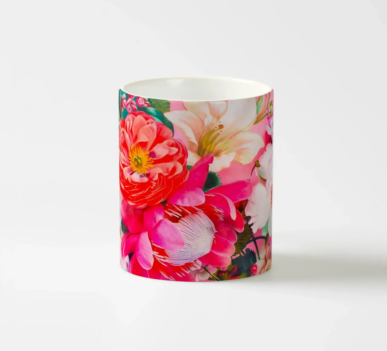 Bouquet retrò Groovy Flowers tazza in ceramica da Andrea Haase Floral Passion