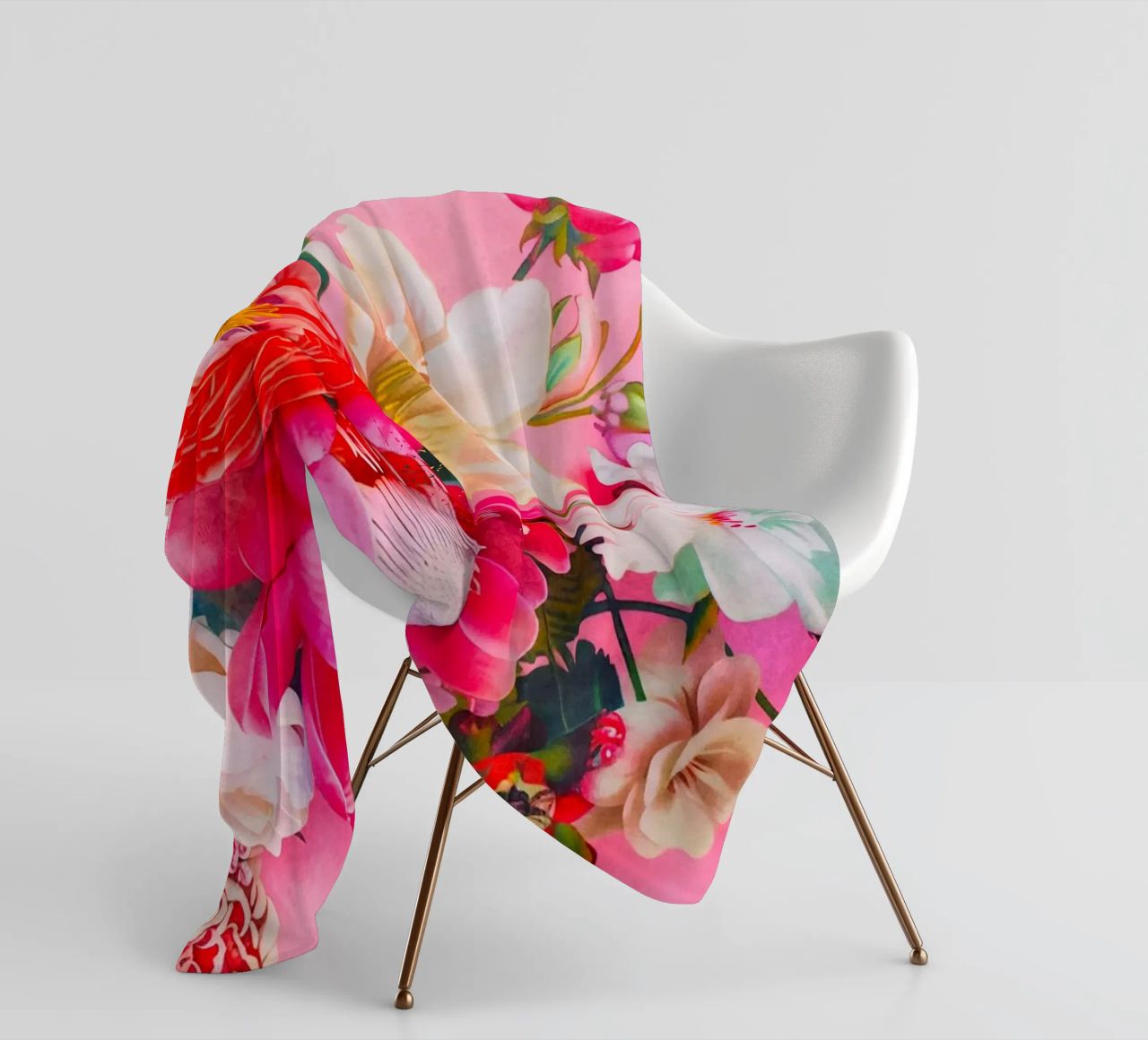 Bouquet retrò Groovy Flowers coperta in pile da Andrea Haase Floral Passion