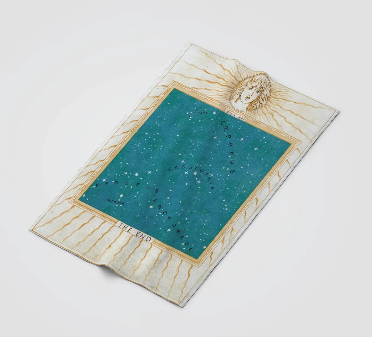 Star Map Fleecedecke von Flora & Fauna