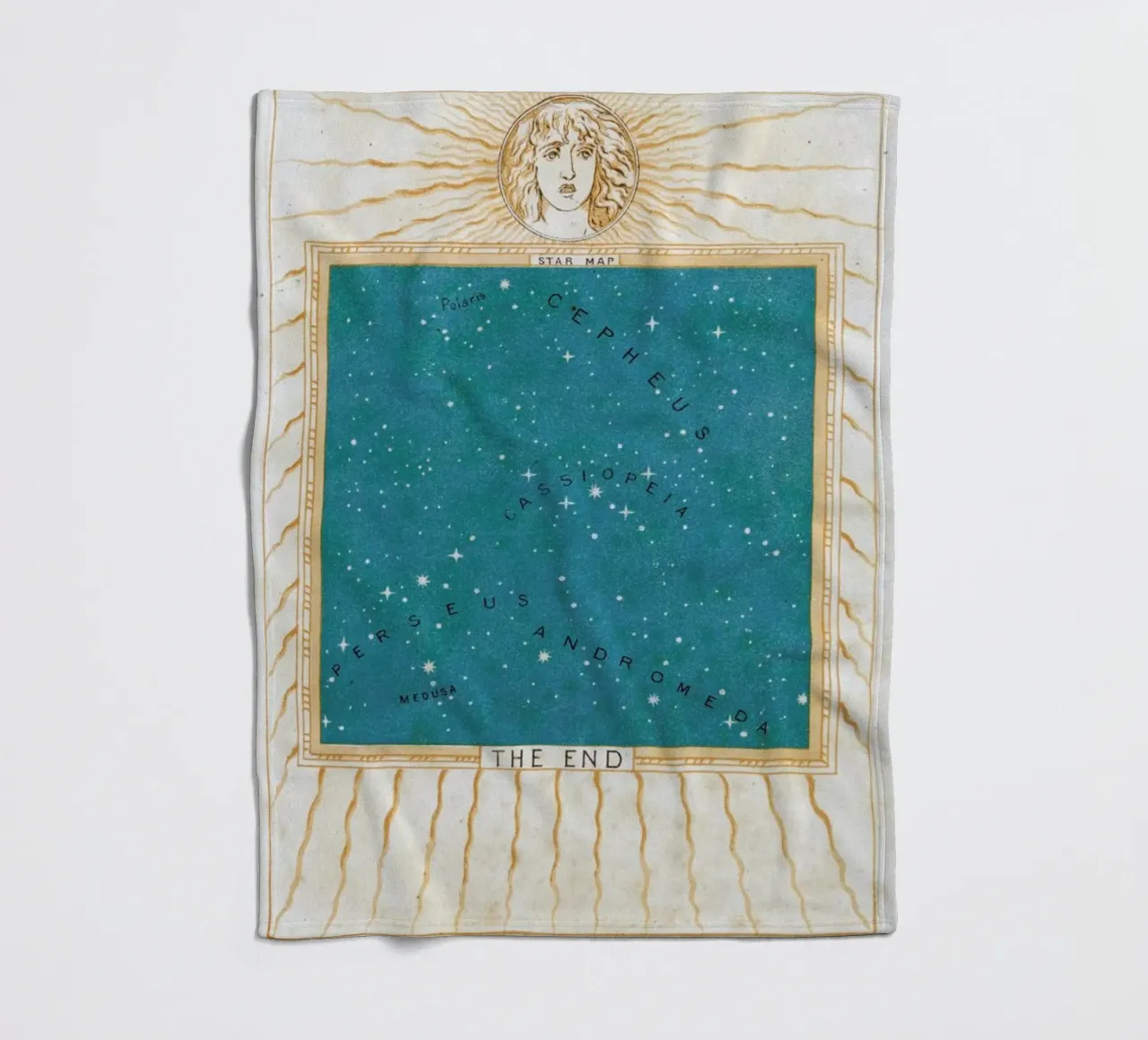 Star Map Fleecedecke von Flora & Fauna