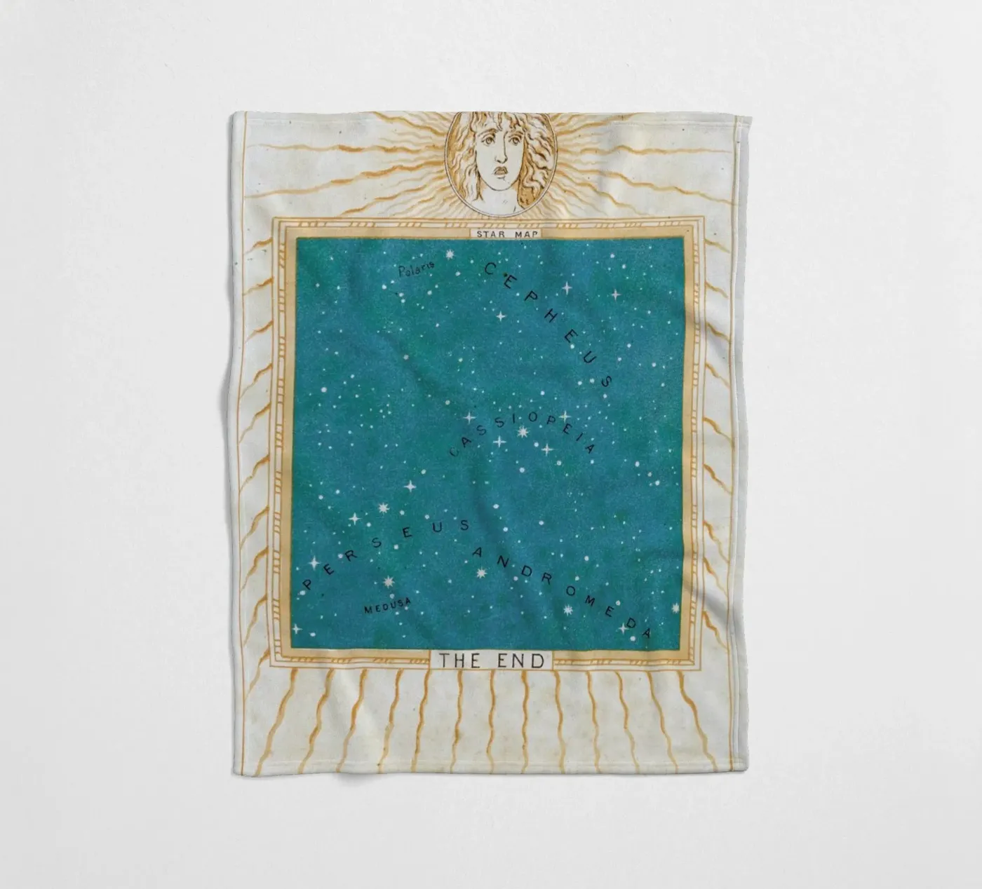 Star Map Fleecedecke von Flora & Fauna