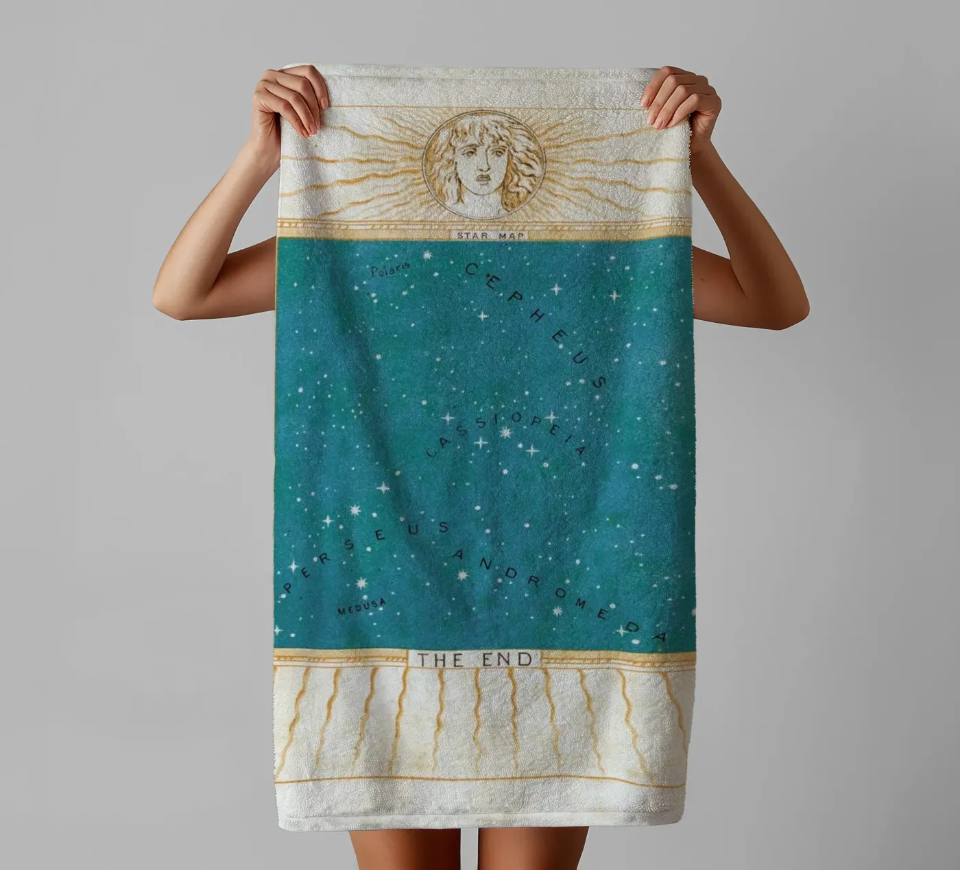 Star Map towel by Flora & Fauna