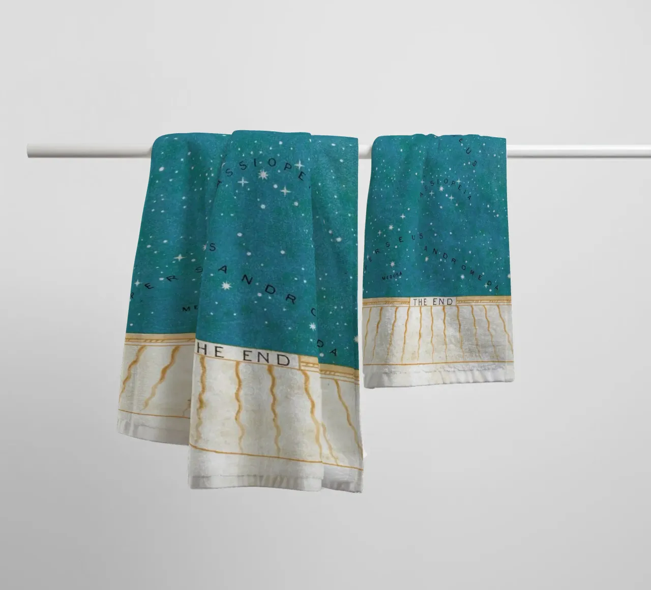 Star Map asciugamano da bagno da Flora & Fauna
