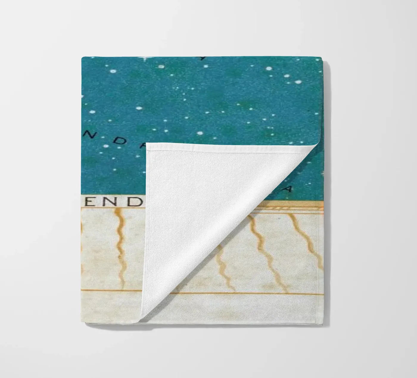 Star Map strandhanddoek van Flora & Fauna