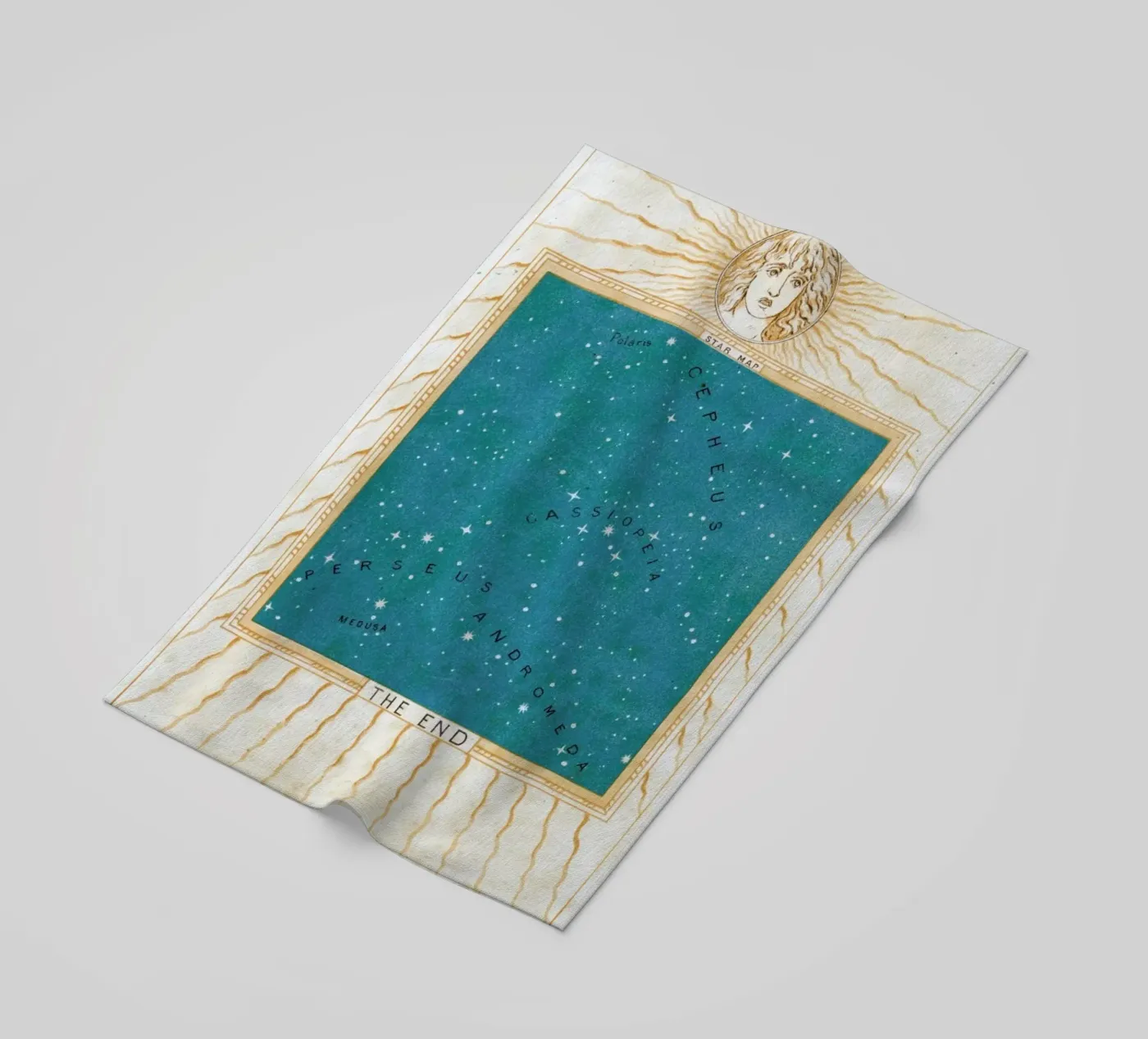 Star Map strandhanddoek van Flora & Fauna