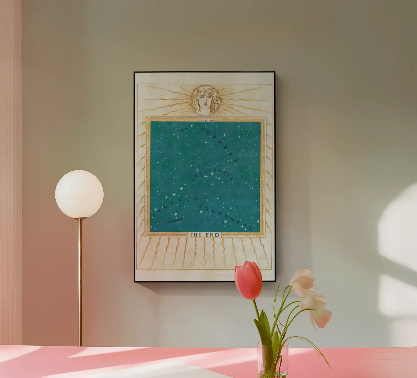 Star Map Acryl-Glas von Flora & Fauna