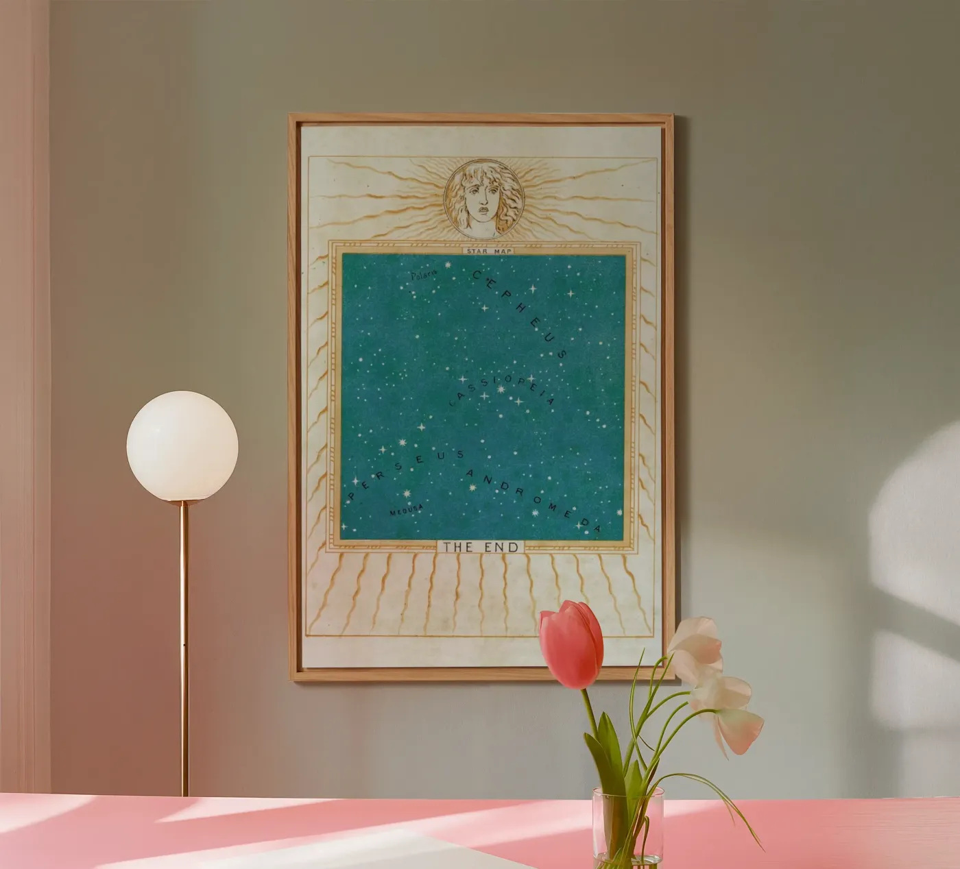 Star Map forex plate by Flora & Fauna