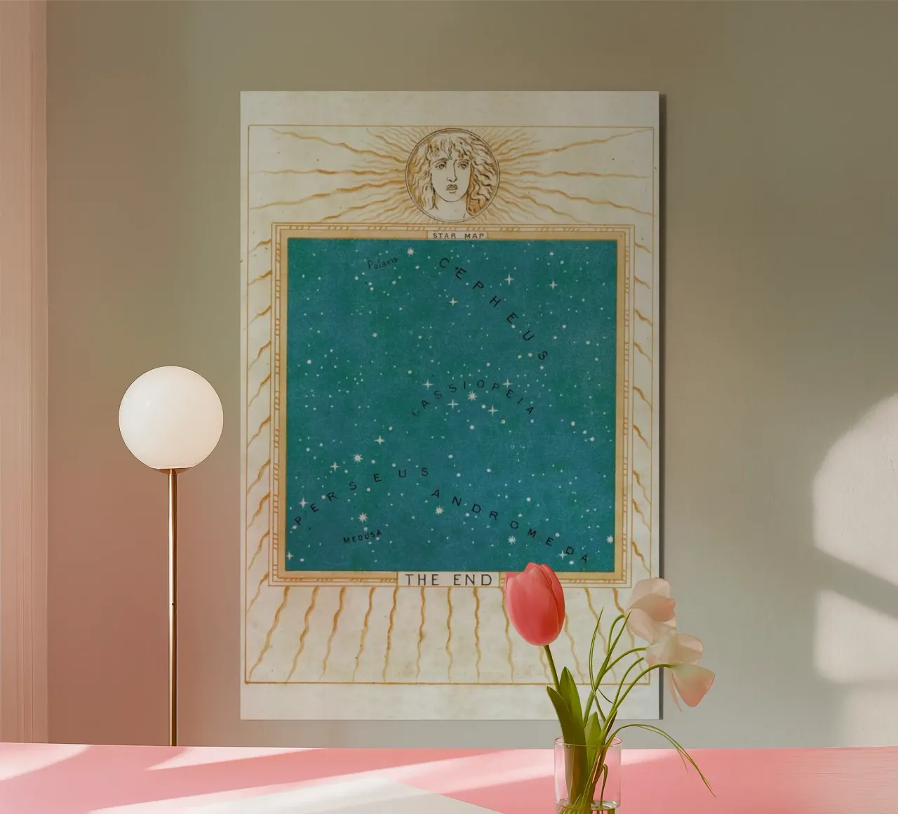 Star Map alluminio dibond da Flora & Fauna
