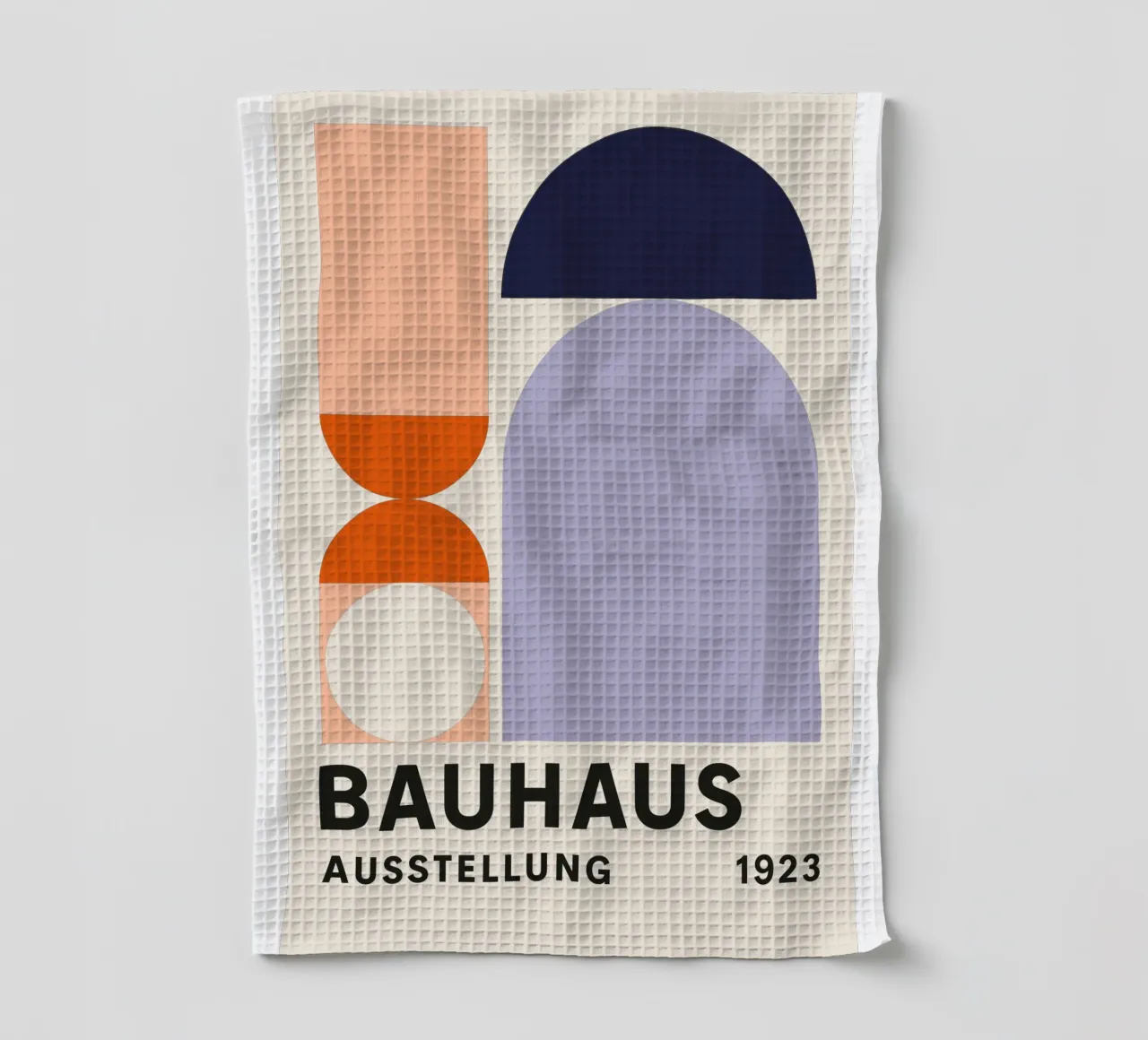 Bauhaus Shapes – 1923 Revival theedoek van SMPLE