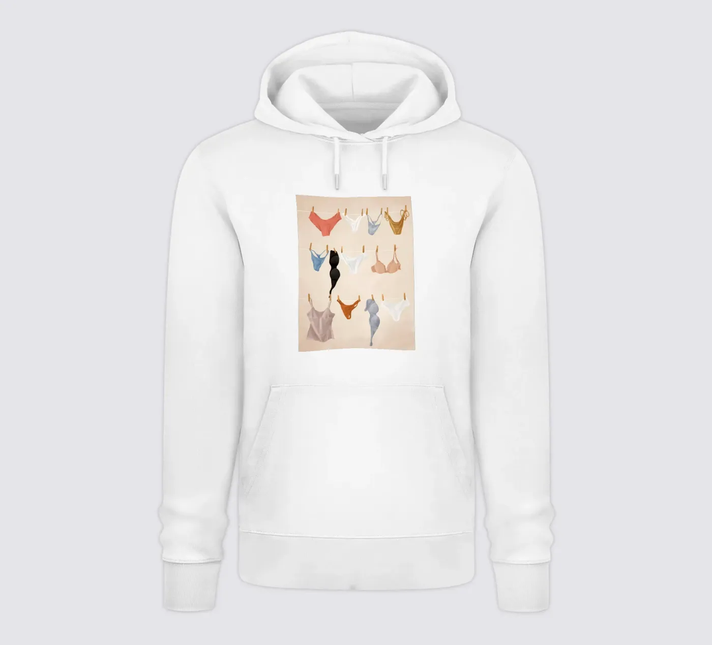 Underware hoodie by Flow Line