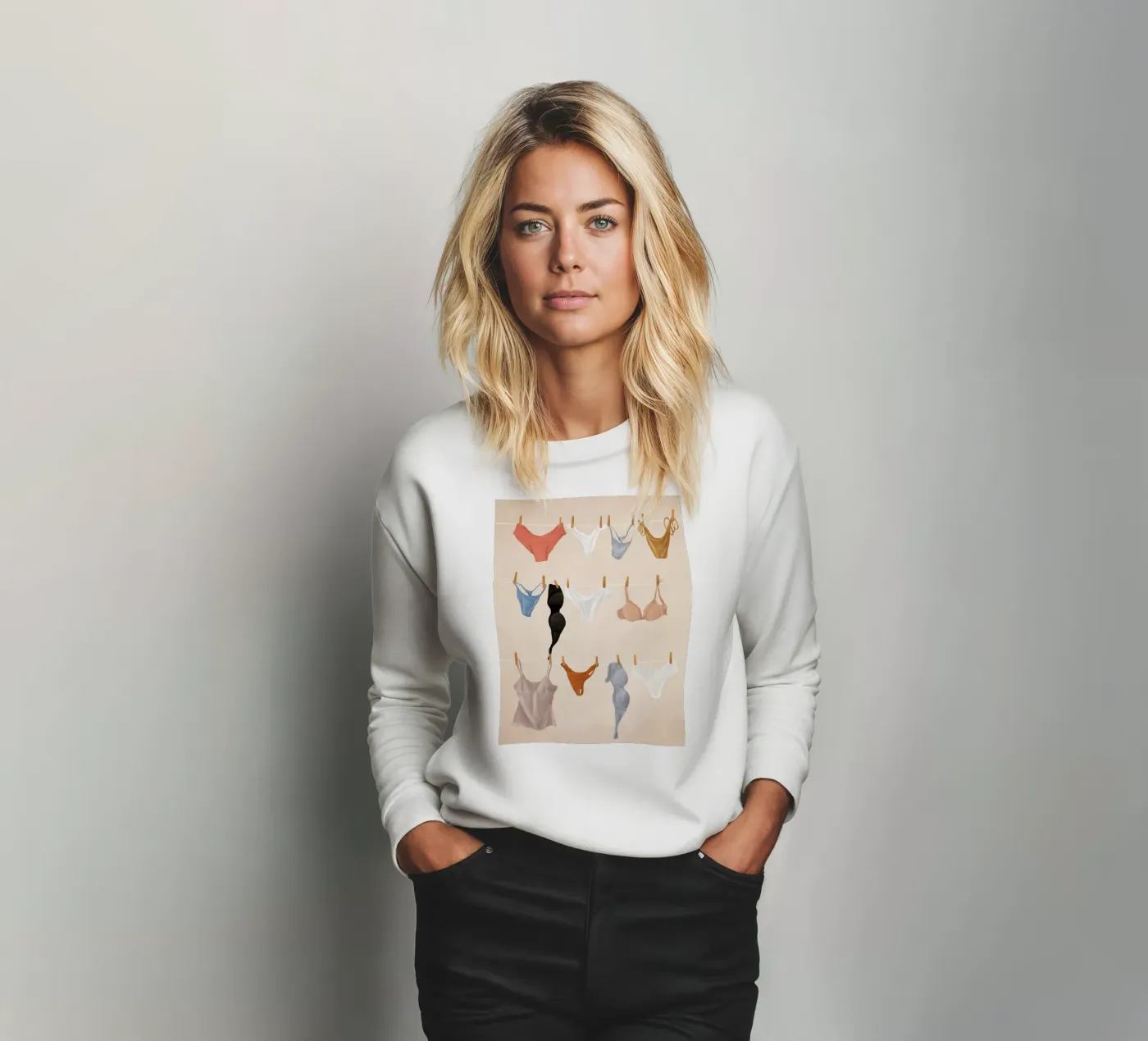 Underware sweatshirt by Flow Line