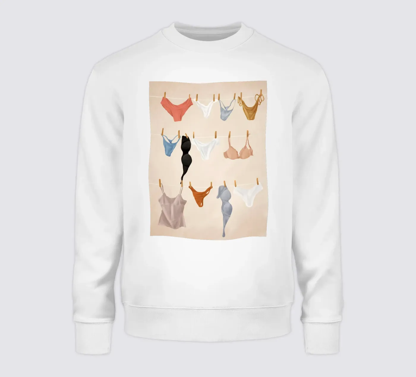 Underware sweatshirt by Flow Line