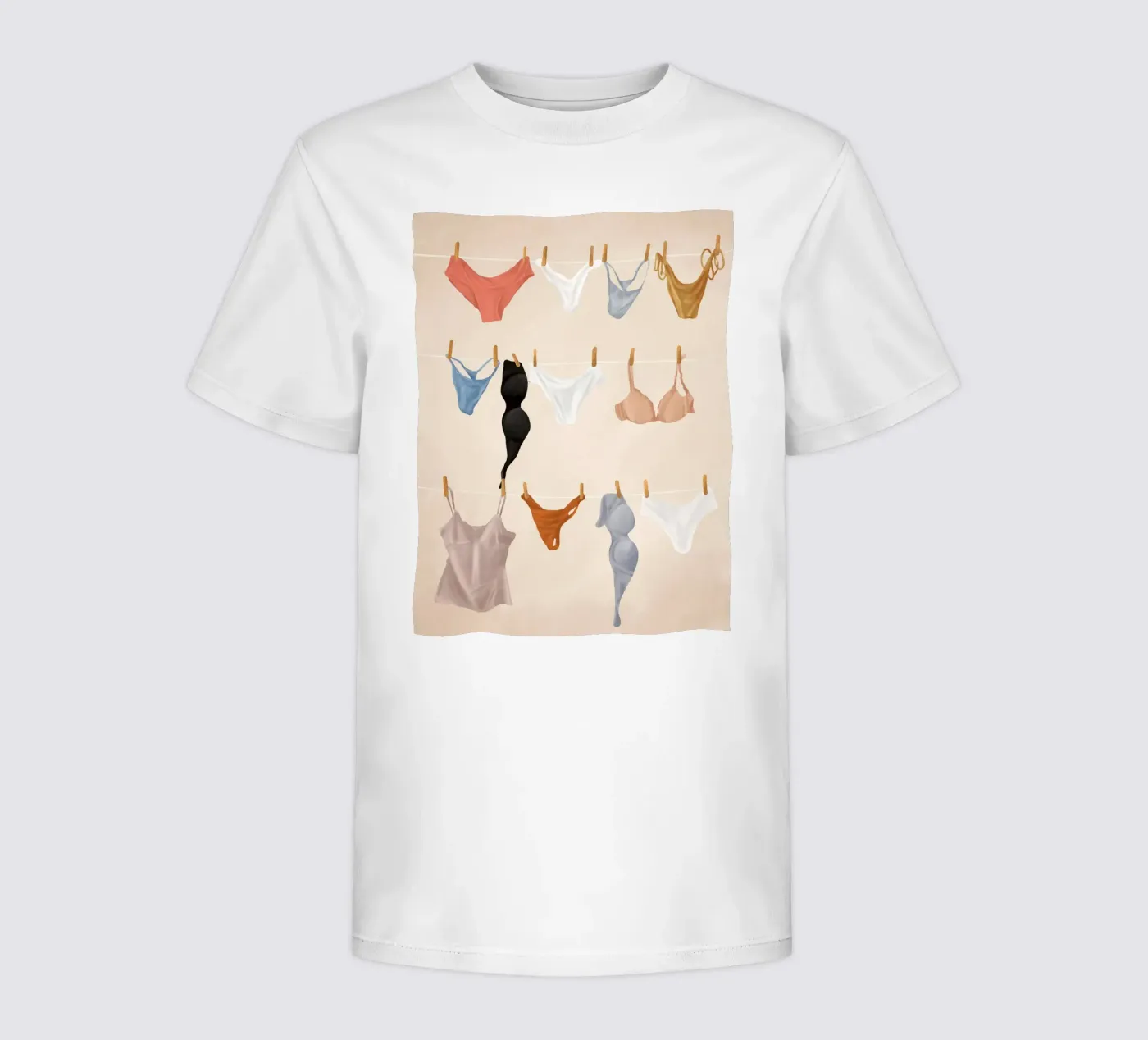 Underware t-shirt bambini da Flow Line