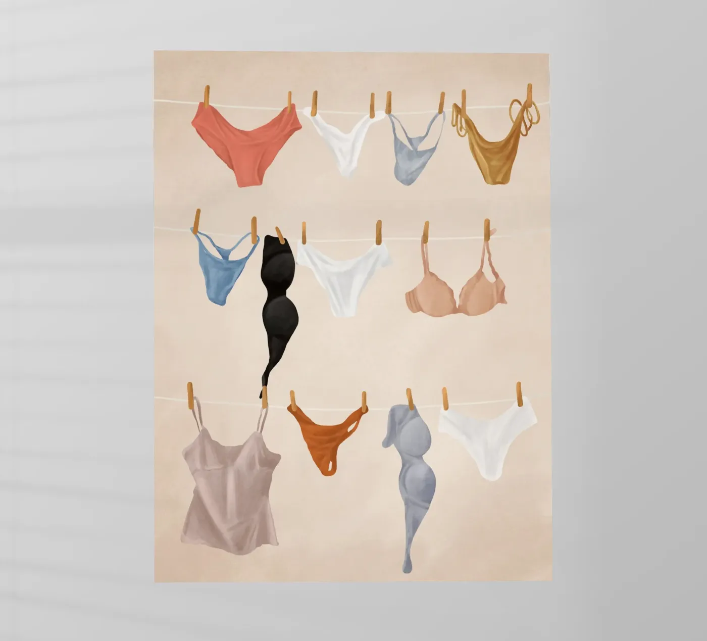 Underware pellicola backlit da Flow Line